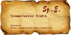 Szemelveisz Endre névjegykártya